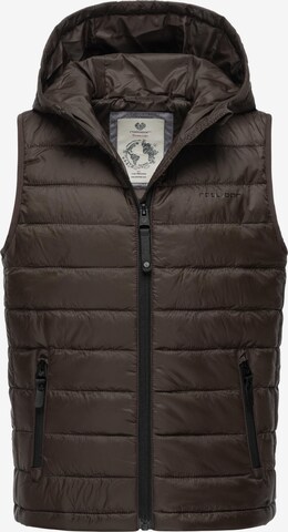 Ragwear Vest 'Semmy' in Brown: front