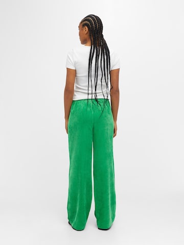 Wide Leg Pantalon 'RITA' OBJECT en vert