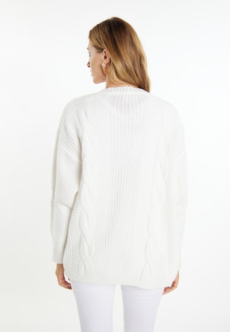 usha WHITE LABEL Knit Cardigan 'Vanne' in White