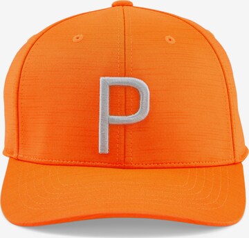 Casquette PUMA en orange : devant