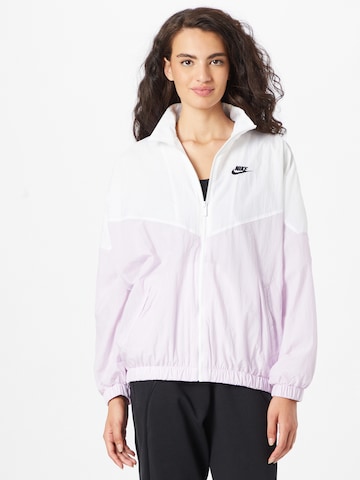 Veste mi-saison Nike Sportswear en rose : devant