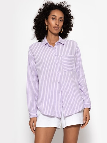 SASSYCLASSY Bluse‌‌‌‌‌‌‌‌‌ in Lila