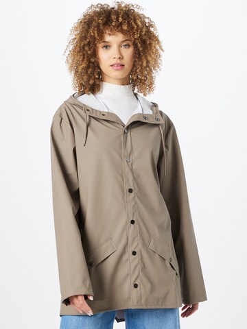 RAINS Performance Jacket in Grey: front