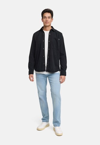Coupe regular Chemise 'Nemoto' INDICODE JEANS en noir