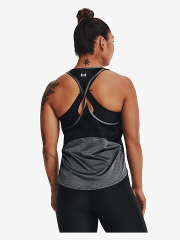 UNDER ARMOUR Sporttop 'Tech' in Zwart