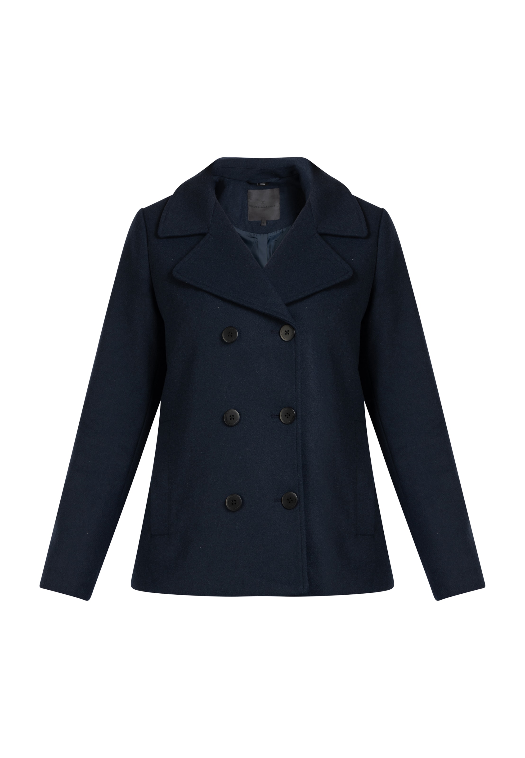 DreiMaster Klassik Φθινοπωρινό και ανοιξιάτικο μπουφάν σε μπλε: μπροστά