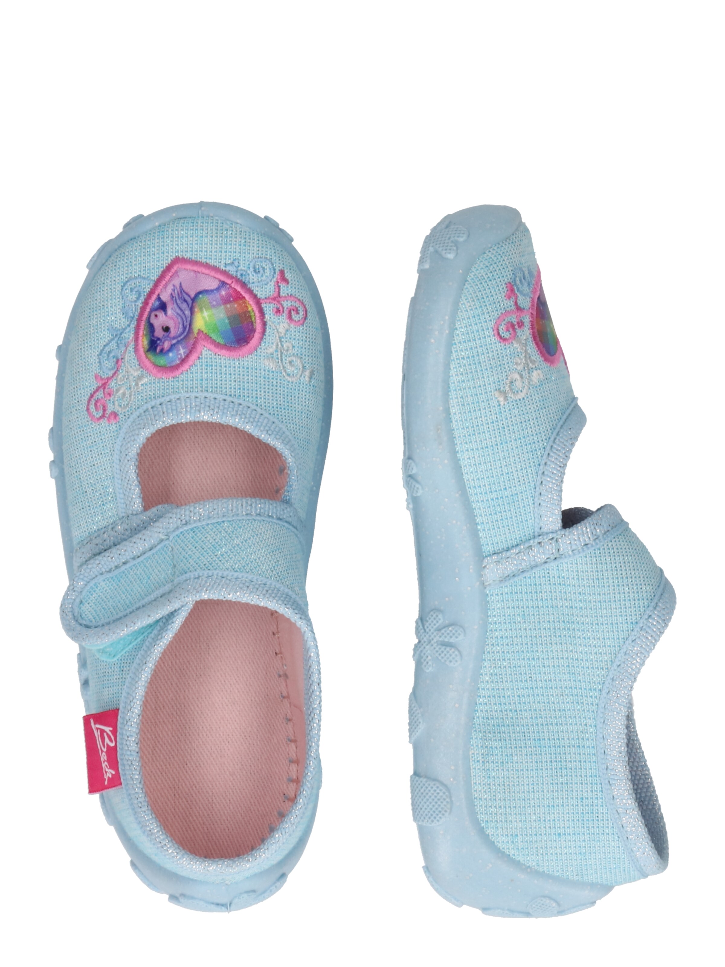 BECK Slippers 'Einhorn' in Blue