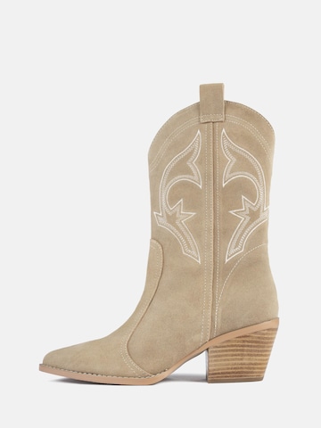 Ankle boots 'ONLY WANT YOU' di L37 HANDMADE SHOES in beige: frontale