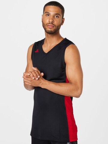 ADIDAS SPORTSWEAR Dres | črna barva: sprednja stran