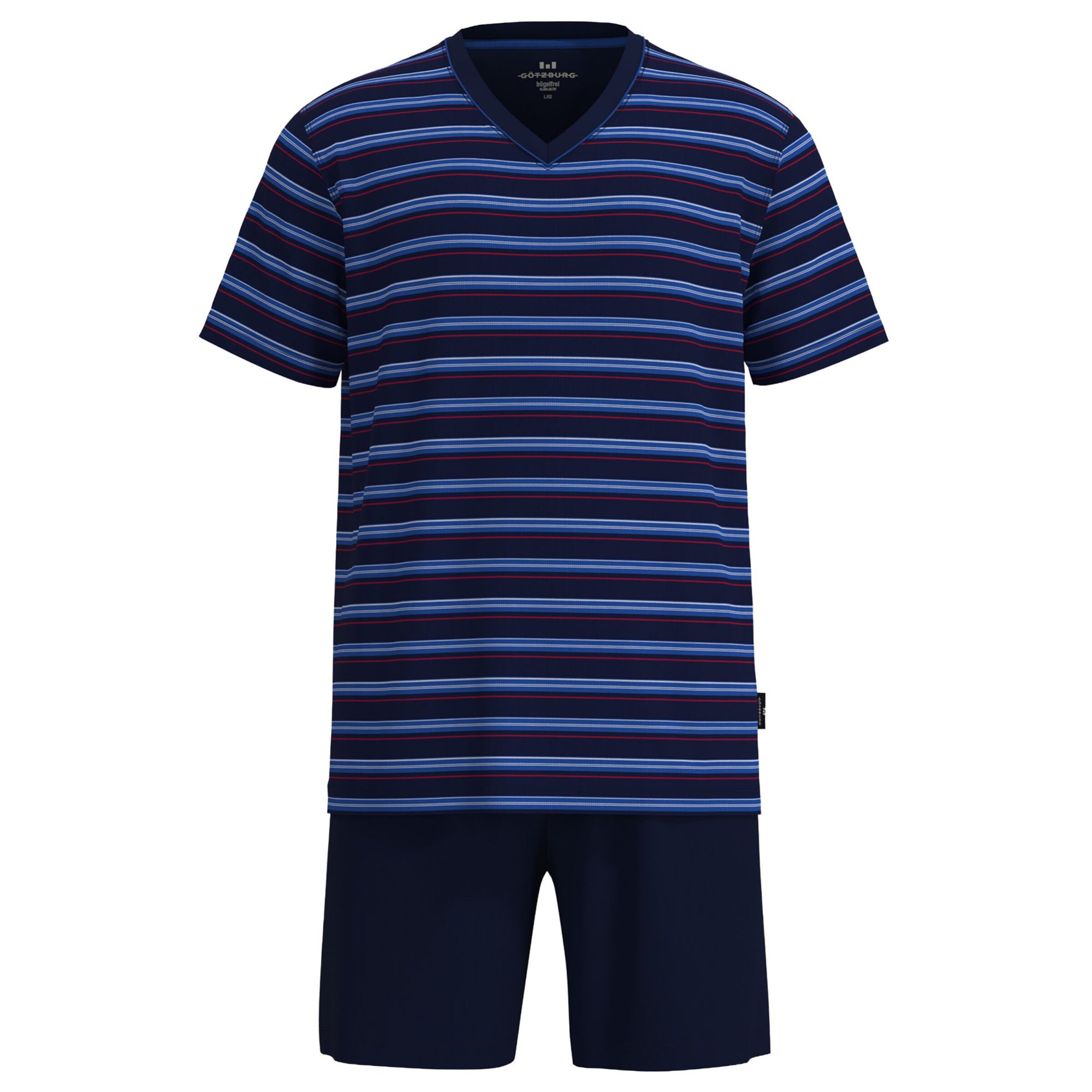 Götzburg Pyjama in Blau: Vorderseite