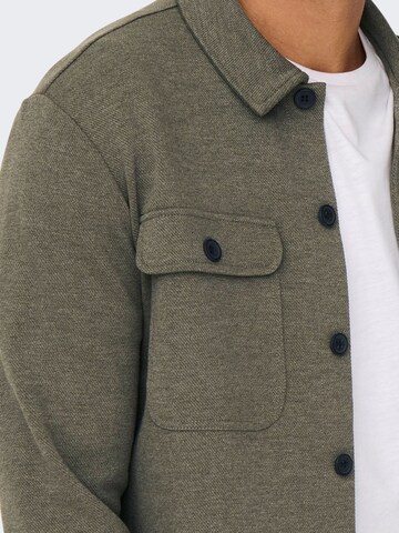 Coupe regular Chemise Only & Sons en vert