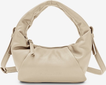 Borsa a spalla 'Greta' di Les Visionnaires in beige: frontale