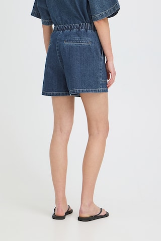 ICHI Loosefit Shorts 'ICHKamina' in Blau