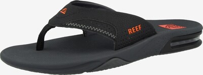 REEF Strand-/Badeschuh ' Fanning ' in orange / schwarz, Produktansicht