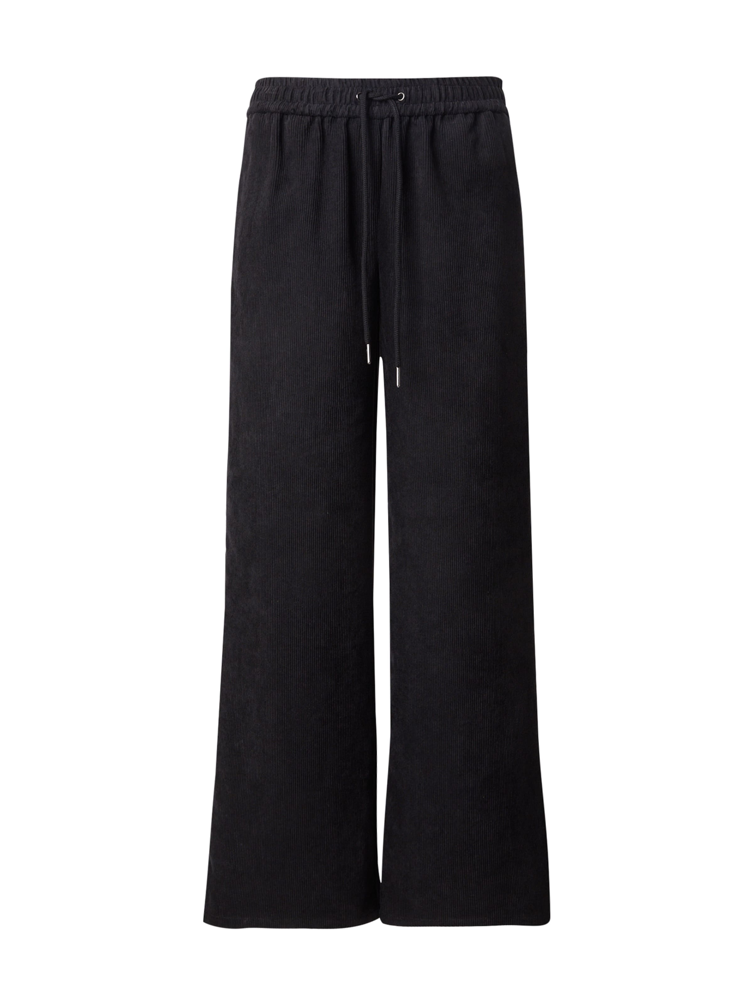 JDY Loose fit Pants 'JDYULLA OHIO' in Black: front