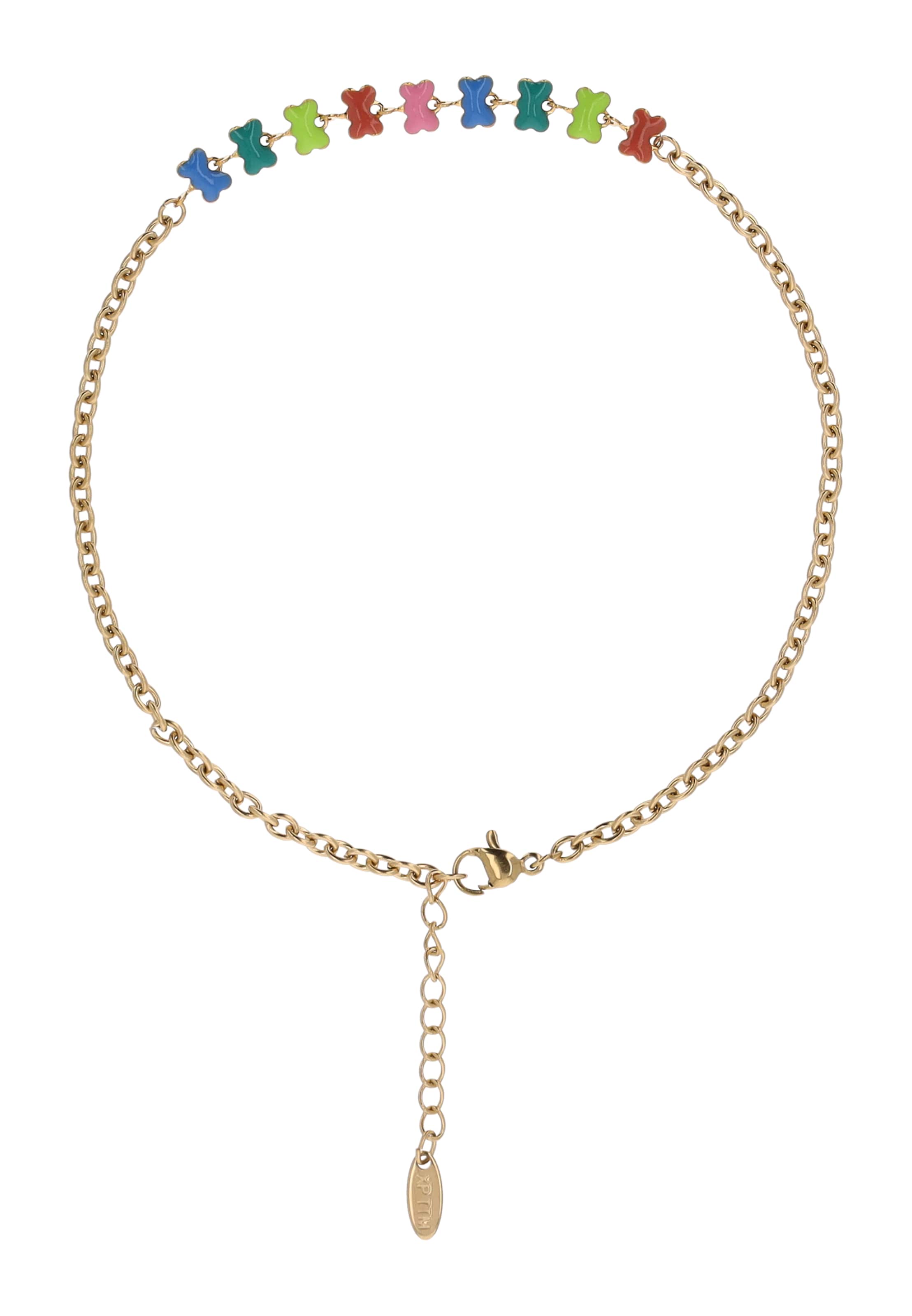 MYMO Armband in de kleur Blauw / Goud / Grasgroen, Productweergave