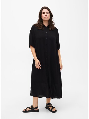 Zizzi - Vestido camisero 'Erose' en negro