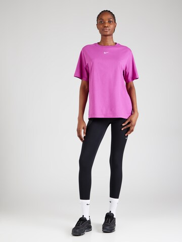 rožinė Nike Sportswear Marškinėliai 'Essentials'