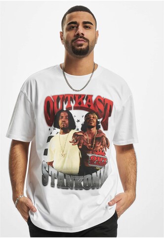 T-Shirt 'Outkast Stankonia' Mister Tee en blanc : devant