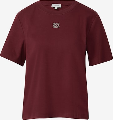 s.Oliver Shirt in Rood: voorkant