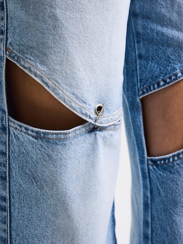 IT'S BASIC Loose fit Jeans 'LOOSE HIGH RISE JEANS (LENGHT 32)' in Blue
