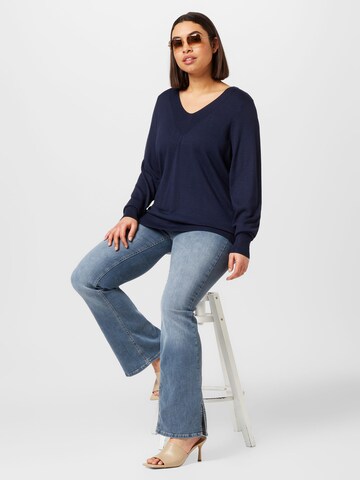 Zizzi Sweater 'CACARRIE' in Blue