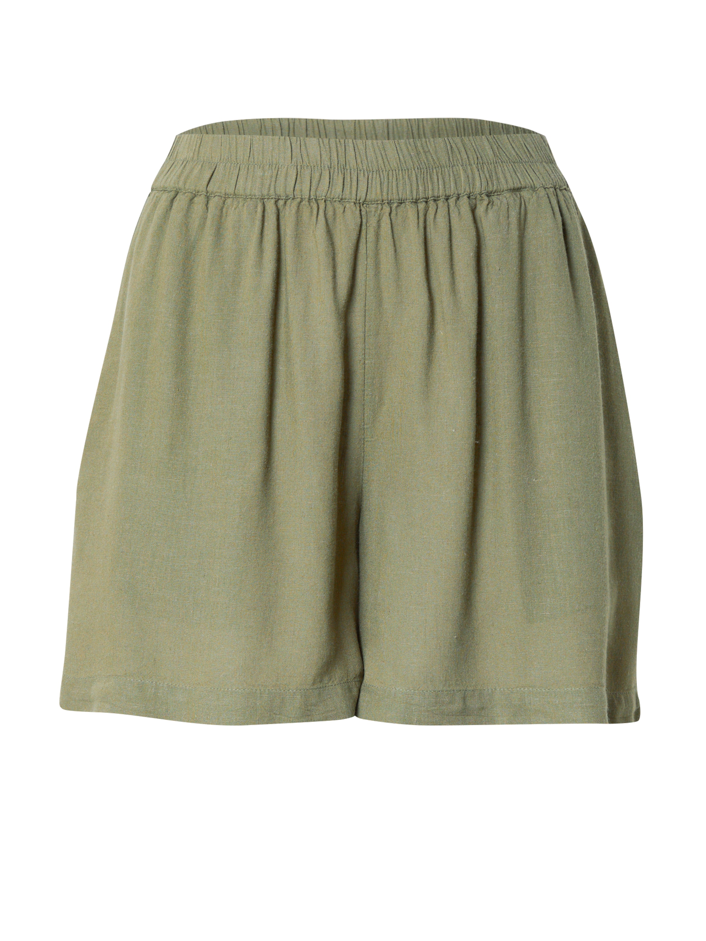 PIECES Loose fit Pants 'PCPIA' in Green: front