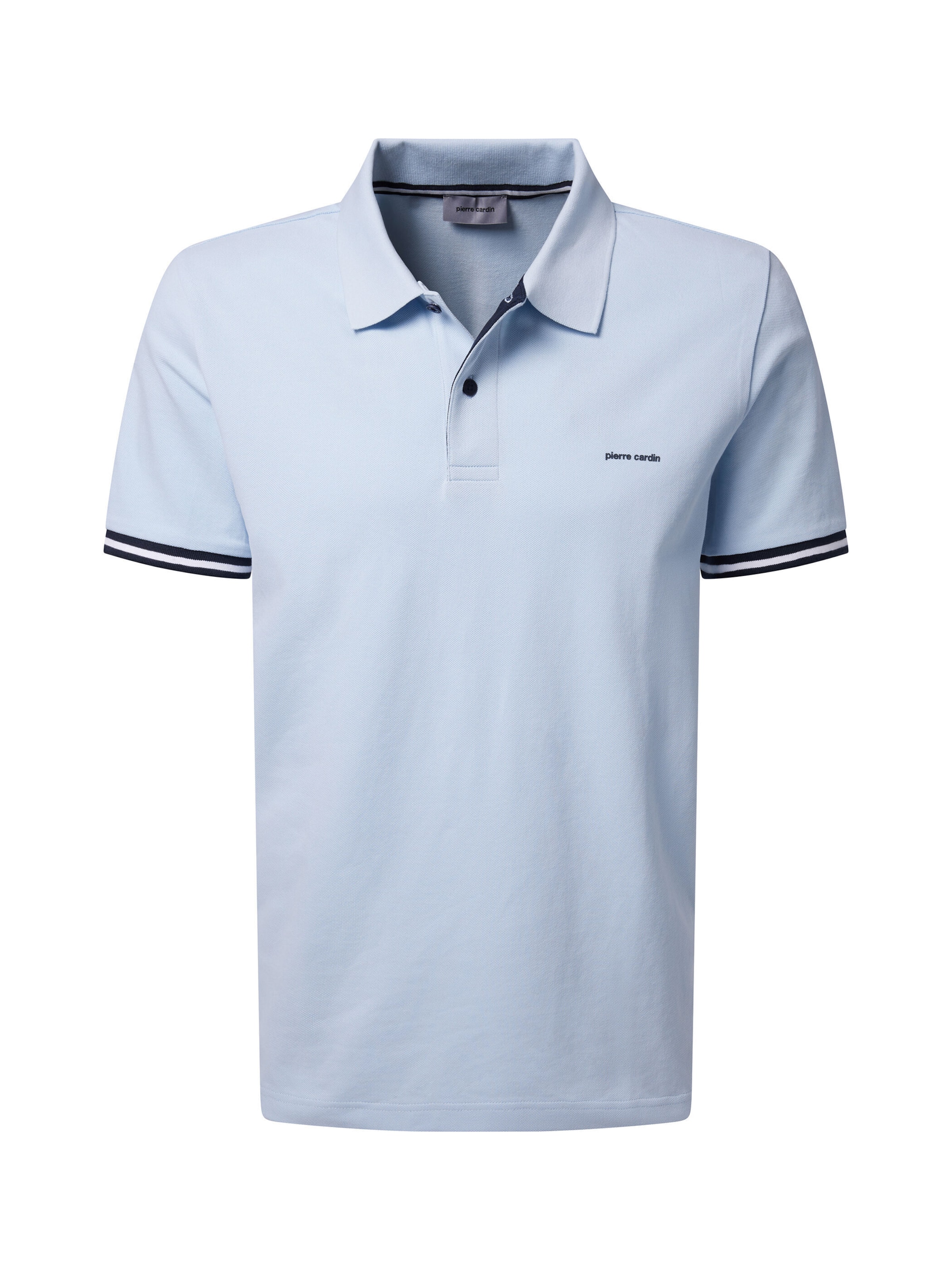 PIERRE CARDIN Poloshirt in Blau: Vorderseite