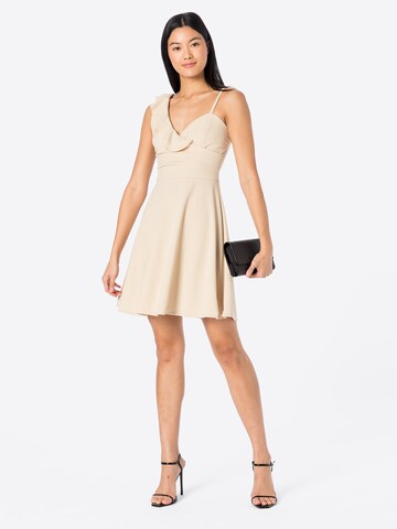 WAL G. Cocktail Dress 'JOLENE' in Beige