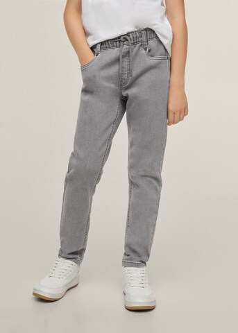 MANGO KIDS Jeans 'Comfy' in Grey: front