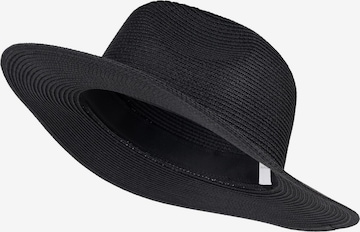 styleBREAKER Hut 'Panama Strohhut - Knautschhut' in Schwarz: Vorderseite