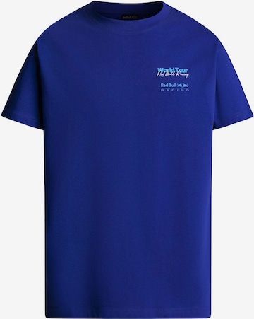 Red Bull Racing x Pepe Jeans Shirt in Blauw: voorkant