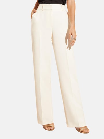 love & roses Широкий Плиссированные брюки в Бежевый: спереди