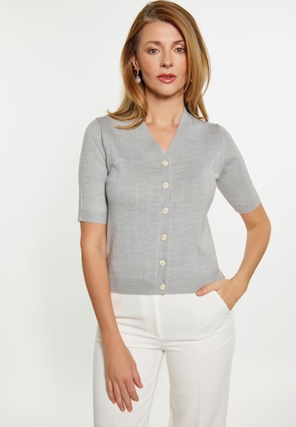 Cardigan Usha en gris : devant