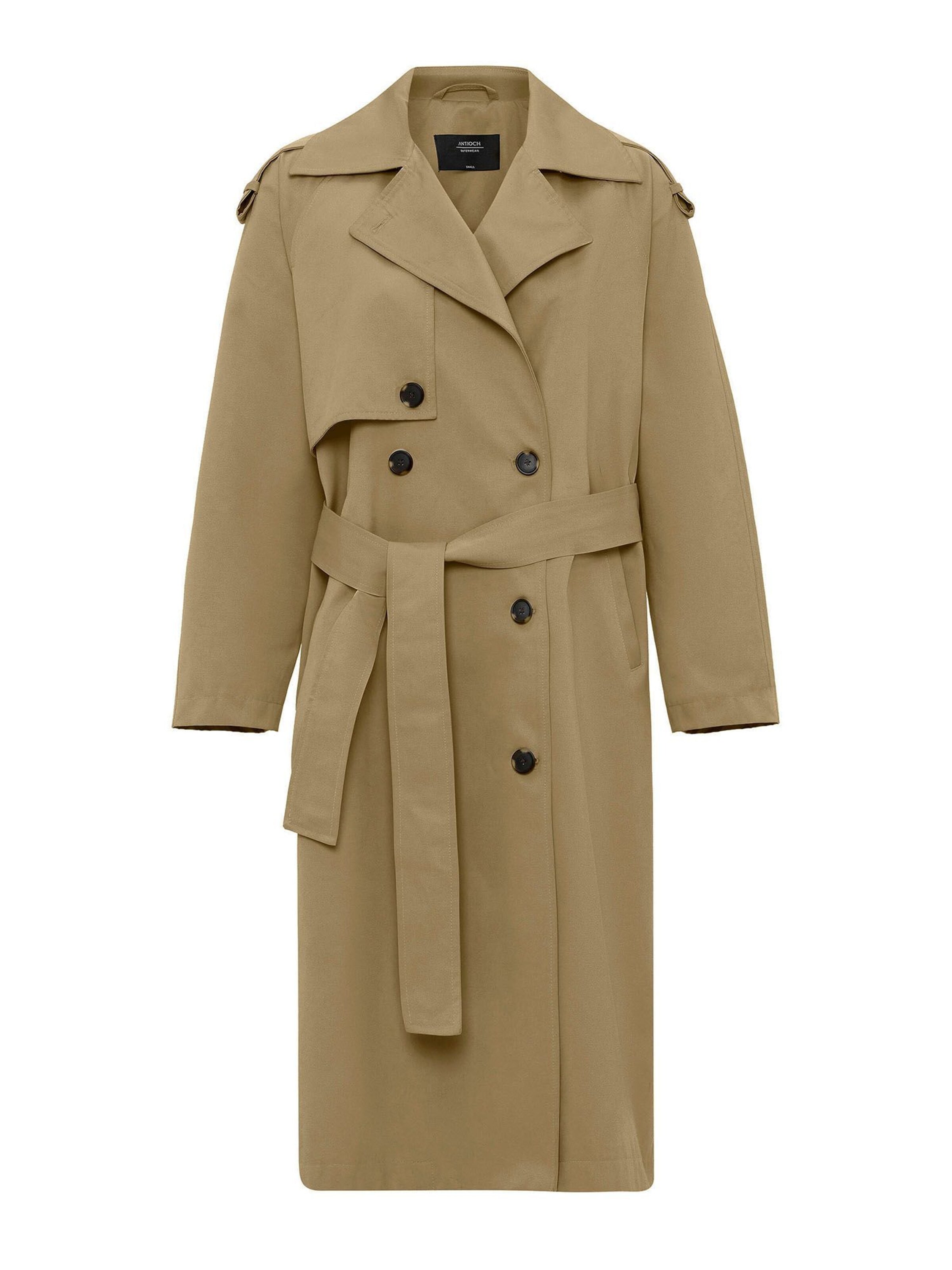 Antioch Abrigo de entretiempo 'Andra' en caqui, Vista del producto
