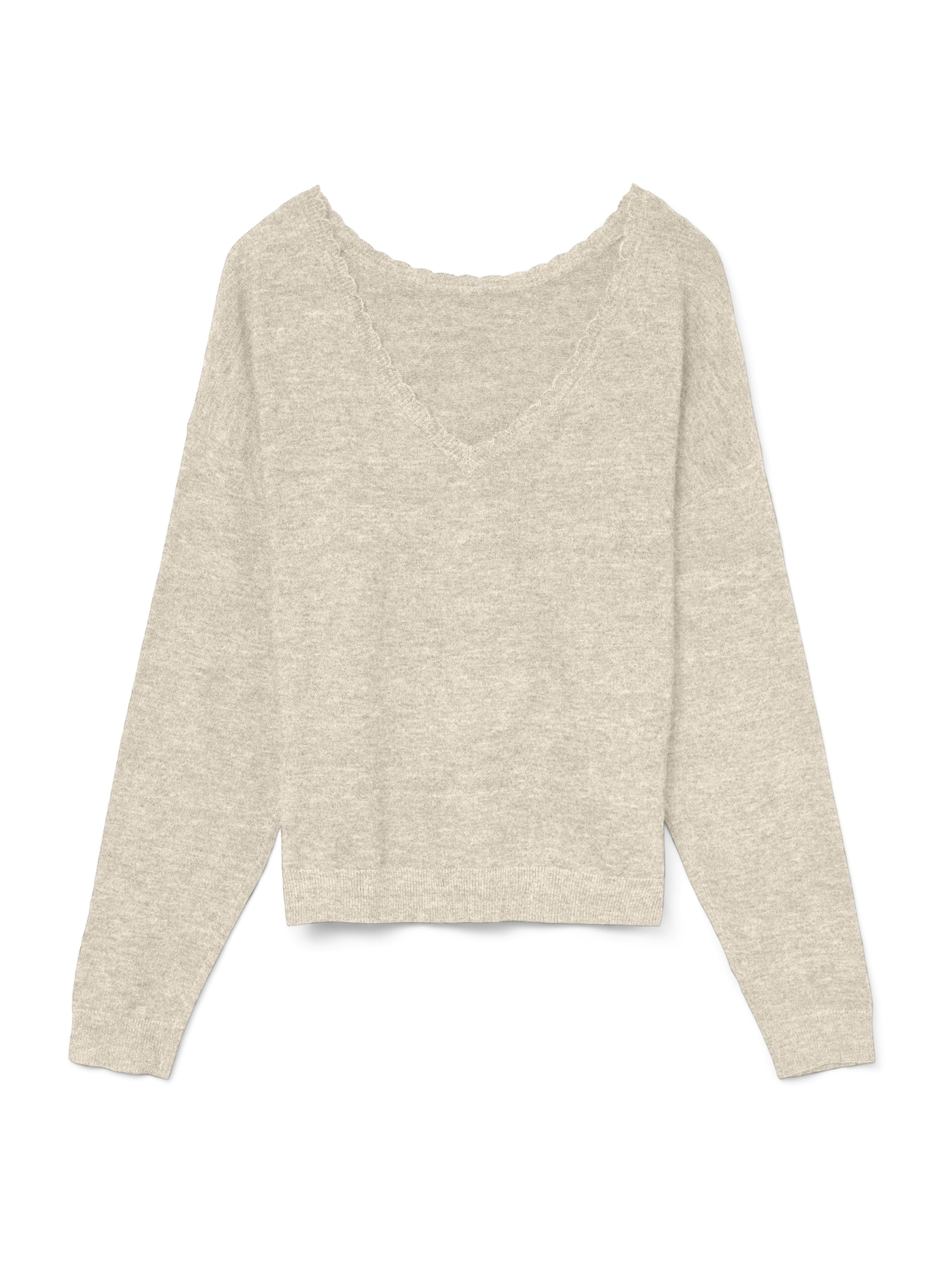 balts VERO MODA Džemperis 'VMMarina': no priekšpuses