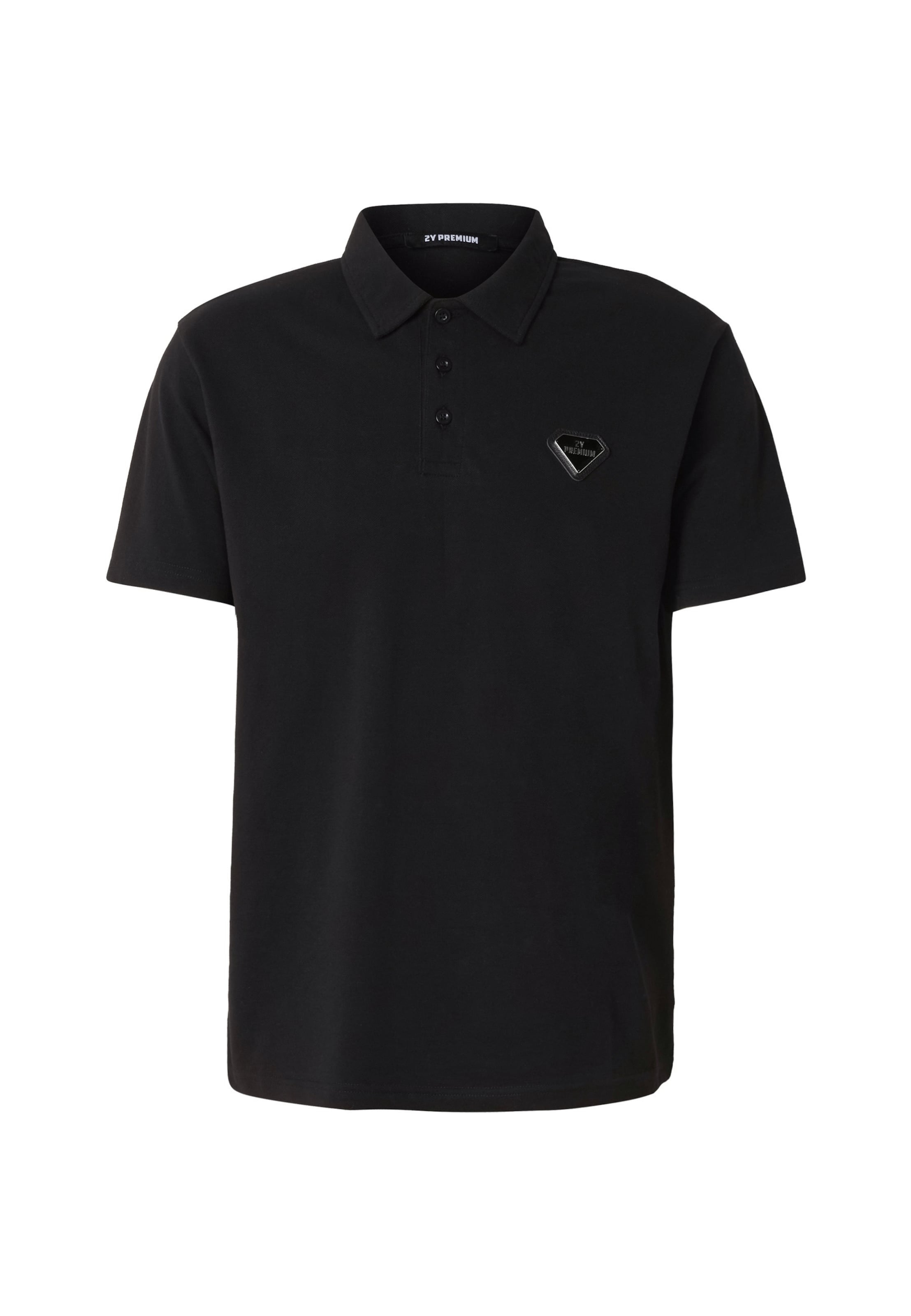 2Y Premium Shirt 'Vylor' in Schwarz: Vorderseite