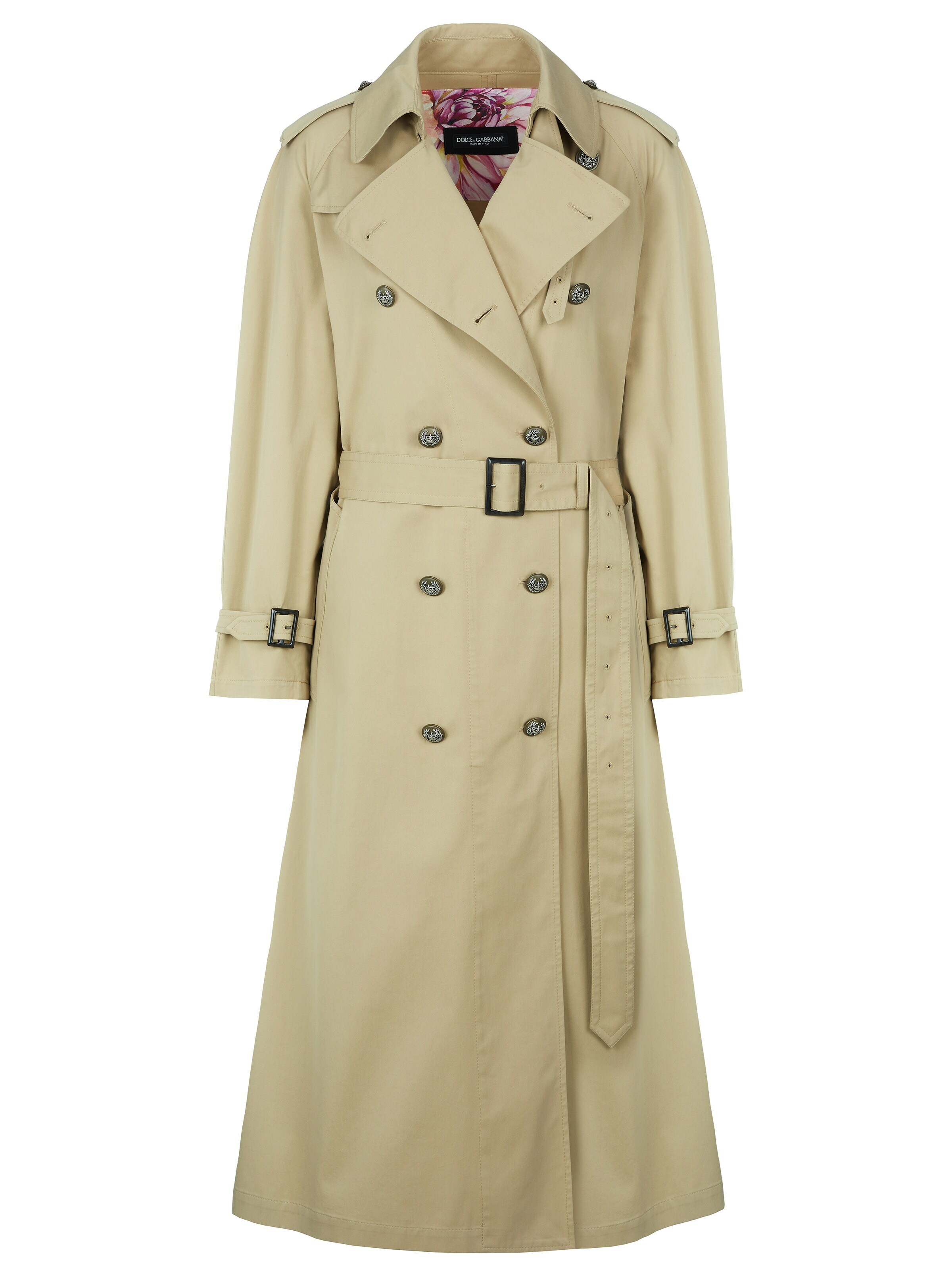 DOLCE & GABBANA Between-Seasons Coat 'Dolce & Gabbana Mantel' in M in Beige, Item view