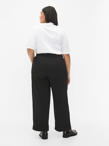 Zizzi Loose fit Pants 'VEBBA' in Black