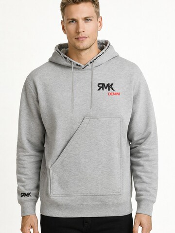 RMK Sweatshirt 'Bolsa' in Grey: front