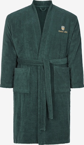 Charles Colby Long Bathrobe in Green: front