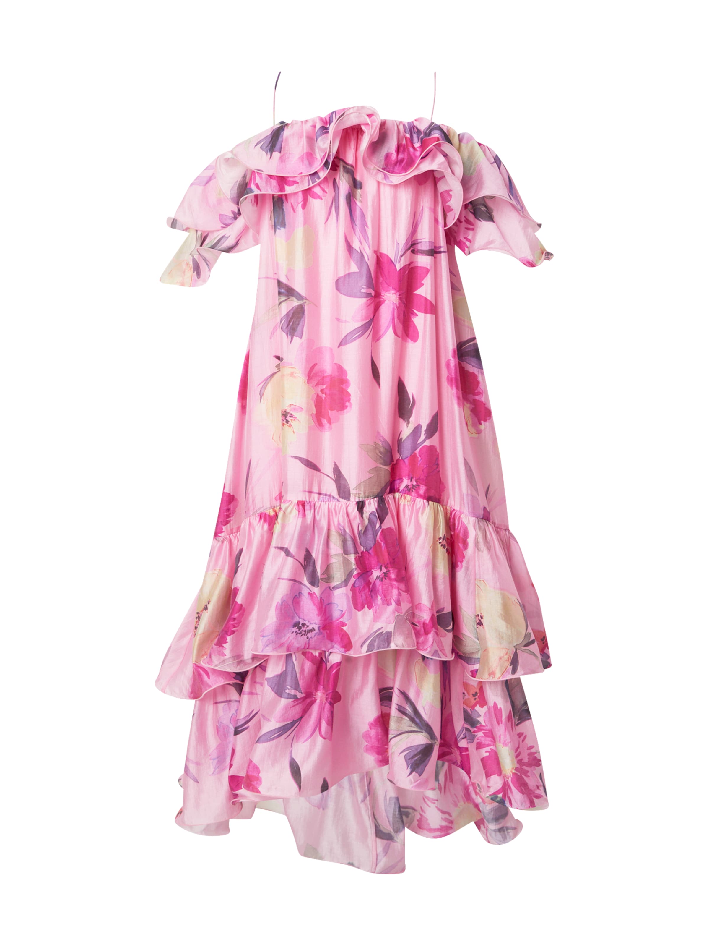 & Other Stories Рокля оувърсайз в розово: отпред