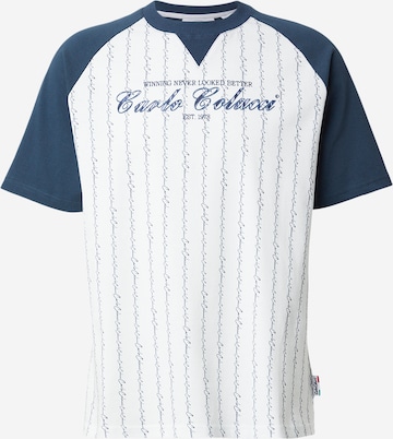 T-Shirt 'Fara' Carlo Colucci en blanc : devant