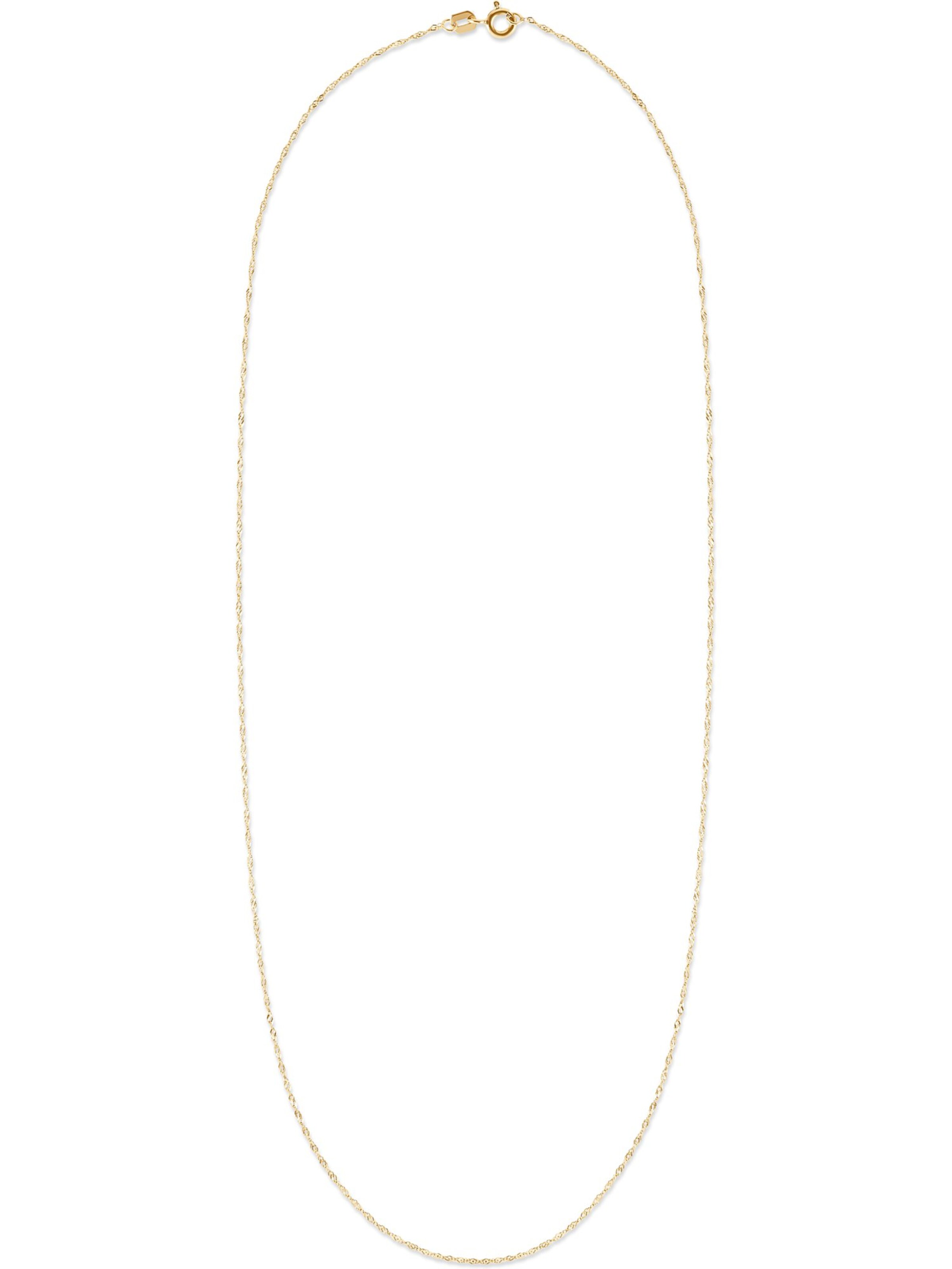 FAVS Necklace in Gold: front