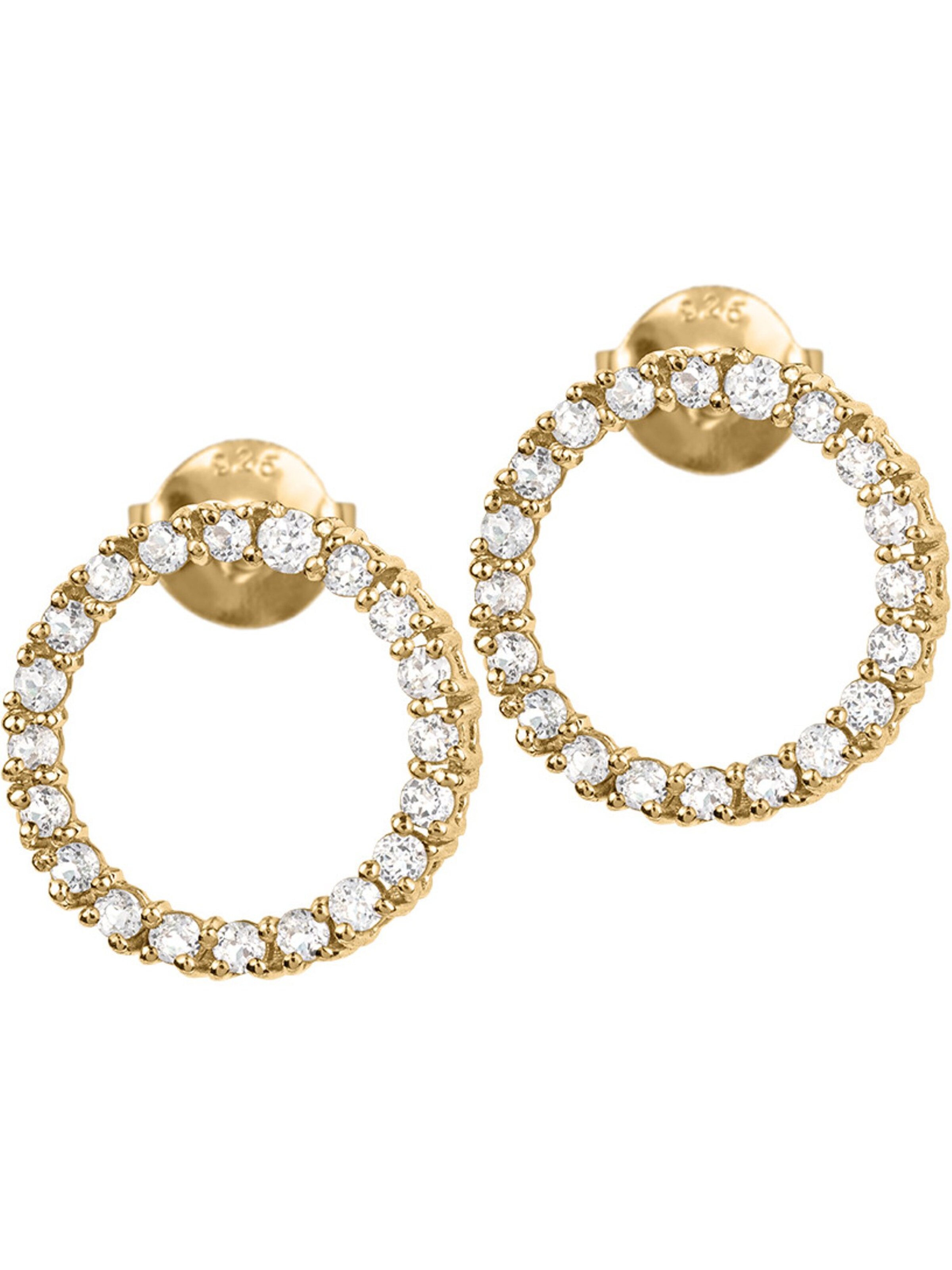 Jacques Lemans Ohrringe in Gold: Vorderseite
