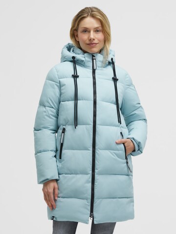 Soccx Winter Coat in Blue: front