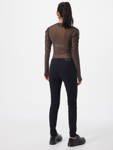 ESPRIT Skinny Džíny – černá