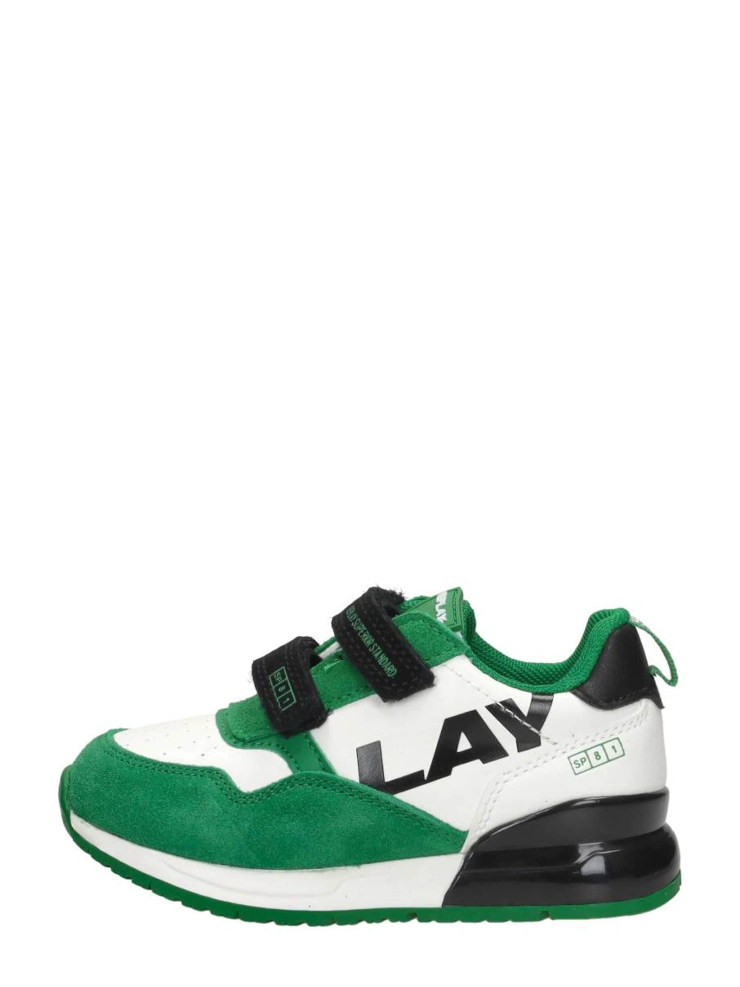 REPLAY Trainers 'Shoot Kid' in Green: front