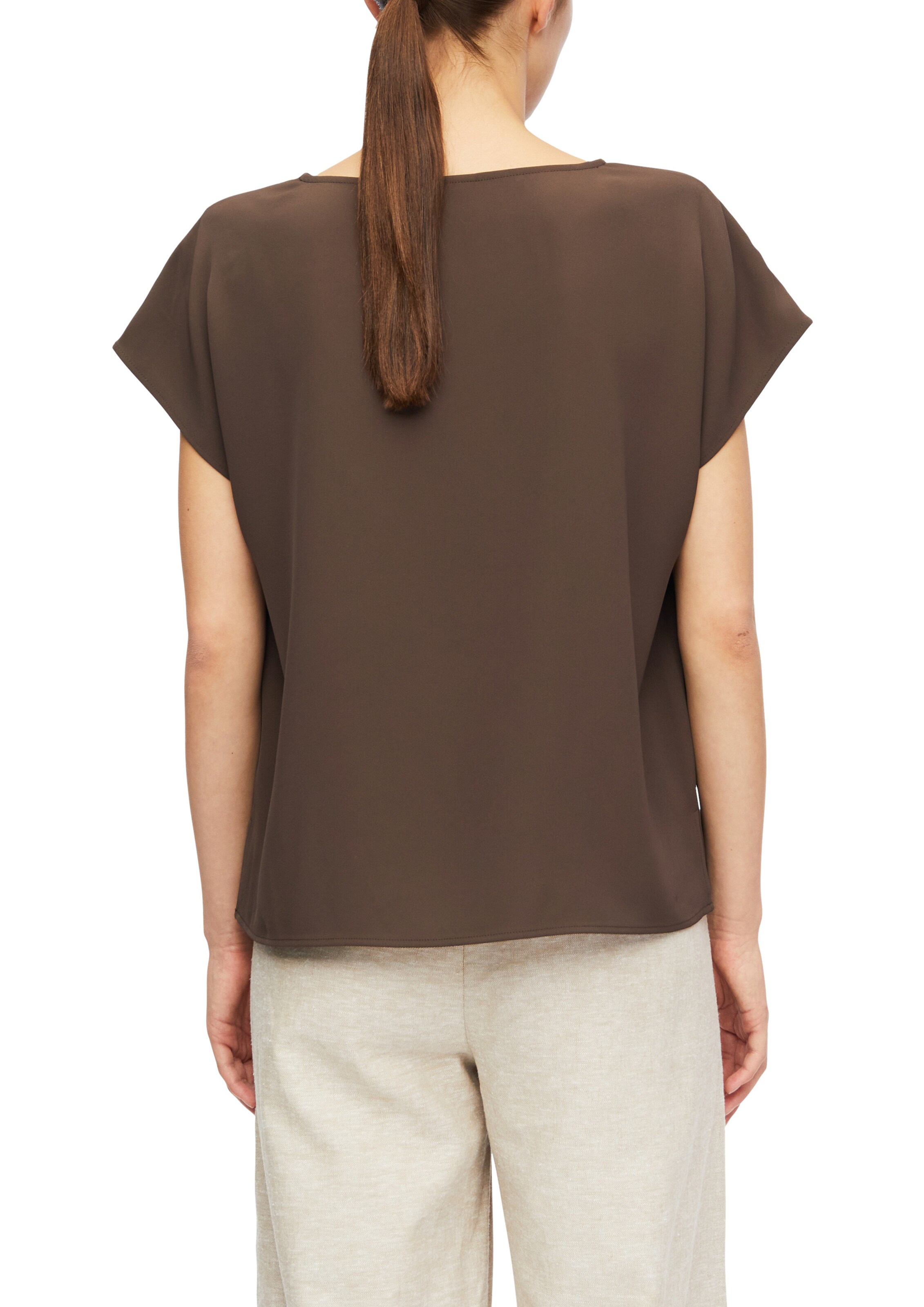 COMMA Blouse in Bruin