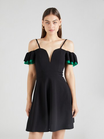 Robe de cocktail 'LASSY' WAL G. en noir : devant